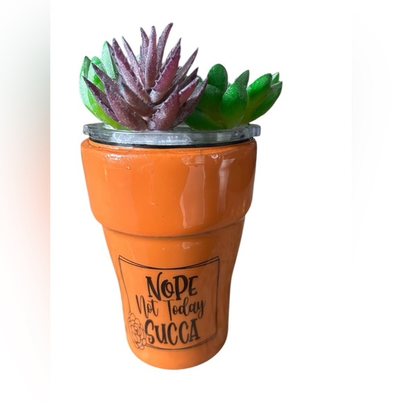 DRINK TUMBLER 🪴 | Succulent Planter Drink Tumbler - Picture 6 of 6